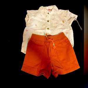Baby boy shorts set
